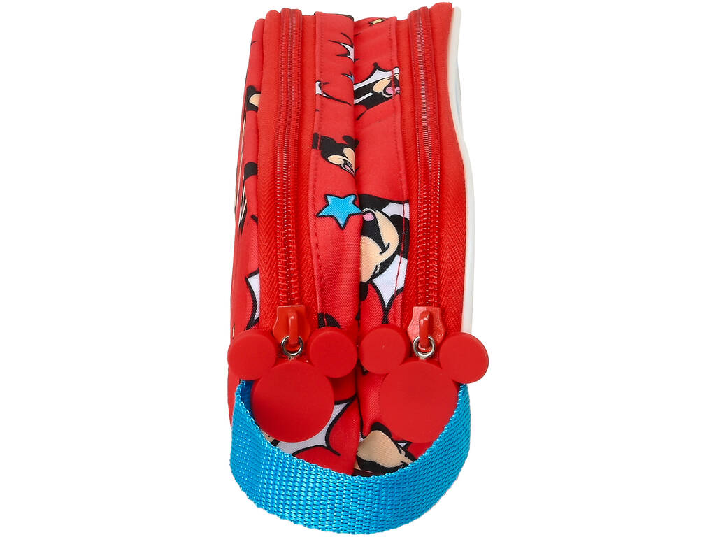 Astuccio Doppio Mickey Mouse Happy Smile Safta 812214513