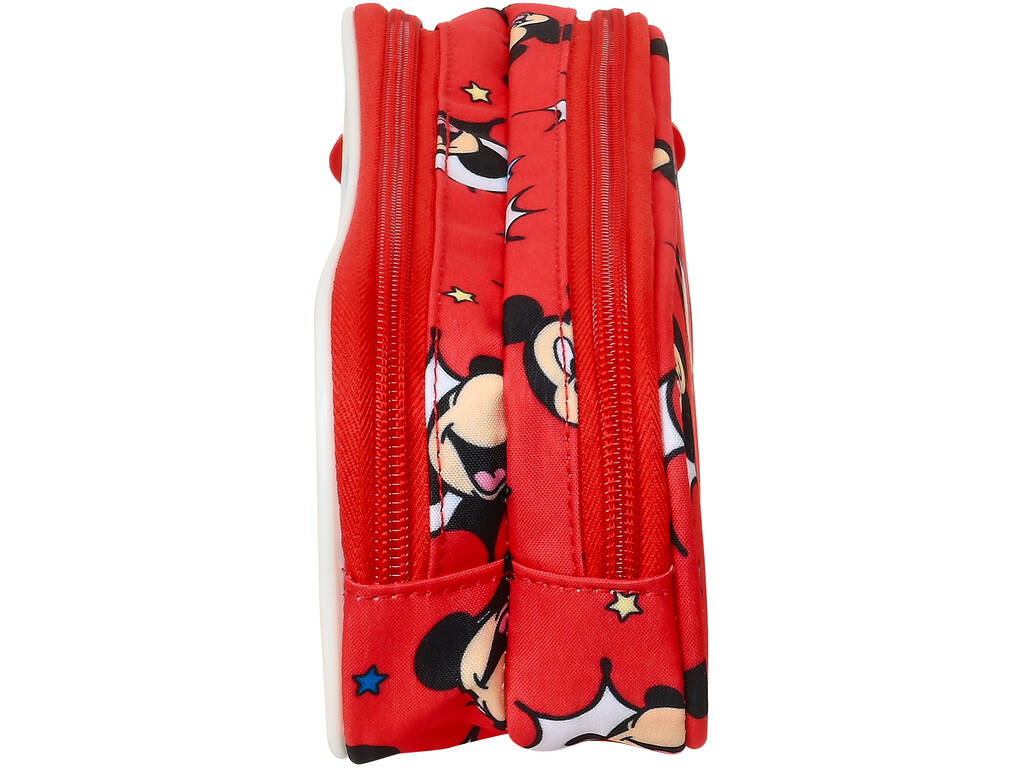 Astuccio Doppio Mickey Mouse Happy Smile Safta 812214513