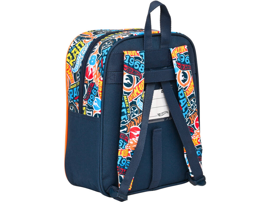 Sac garderie Adaptable à Trolley Hot Wheels Safta 612238232