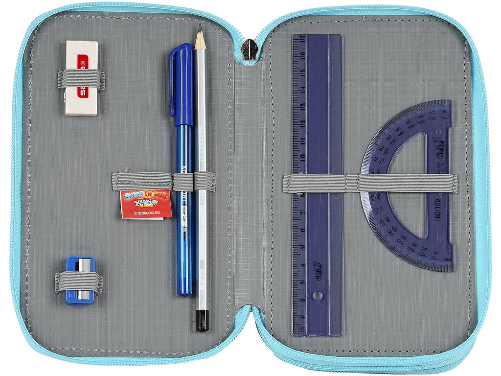 Trousse triple 36 pièces Superthings Kazoom Kids Safta 412276857