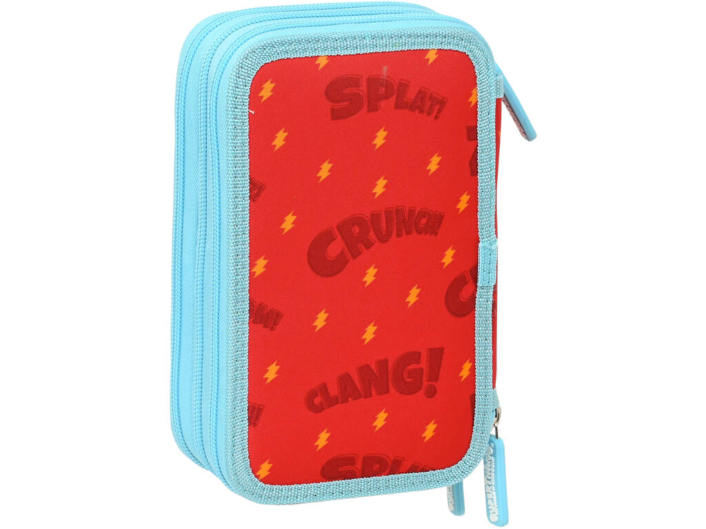 Trousse triple 36 pièces Superthings Kazoom Kids Safta 412276857