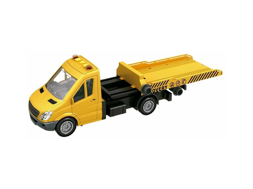Véhicules Spéciaux Pack Grue avec voiture rouge