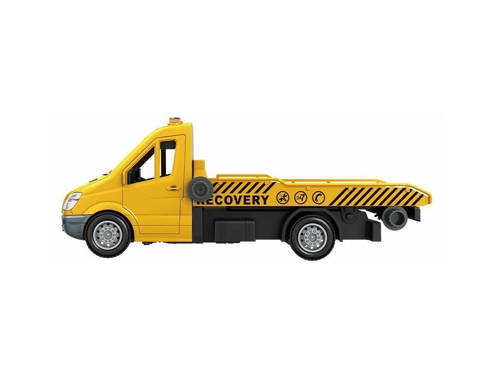 Véhicules Spéciaux Pack Grue avec voiture rouge