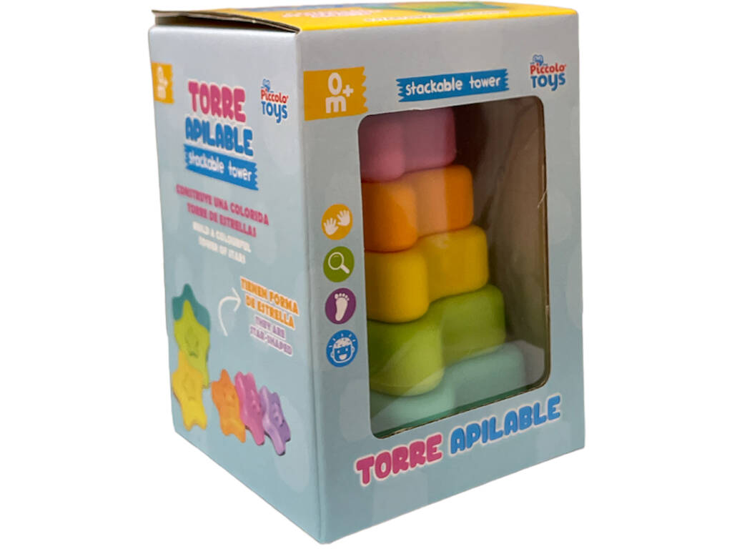 Set Stelle Impilabili Arcobaleno
