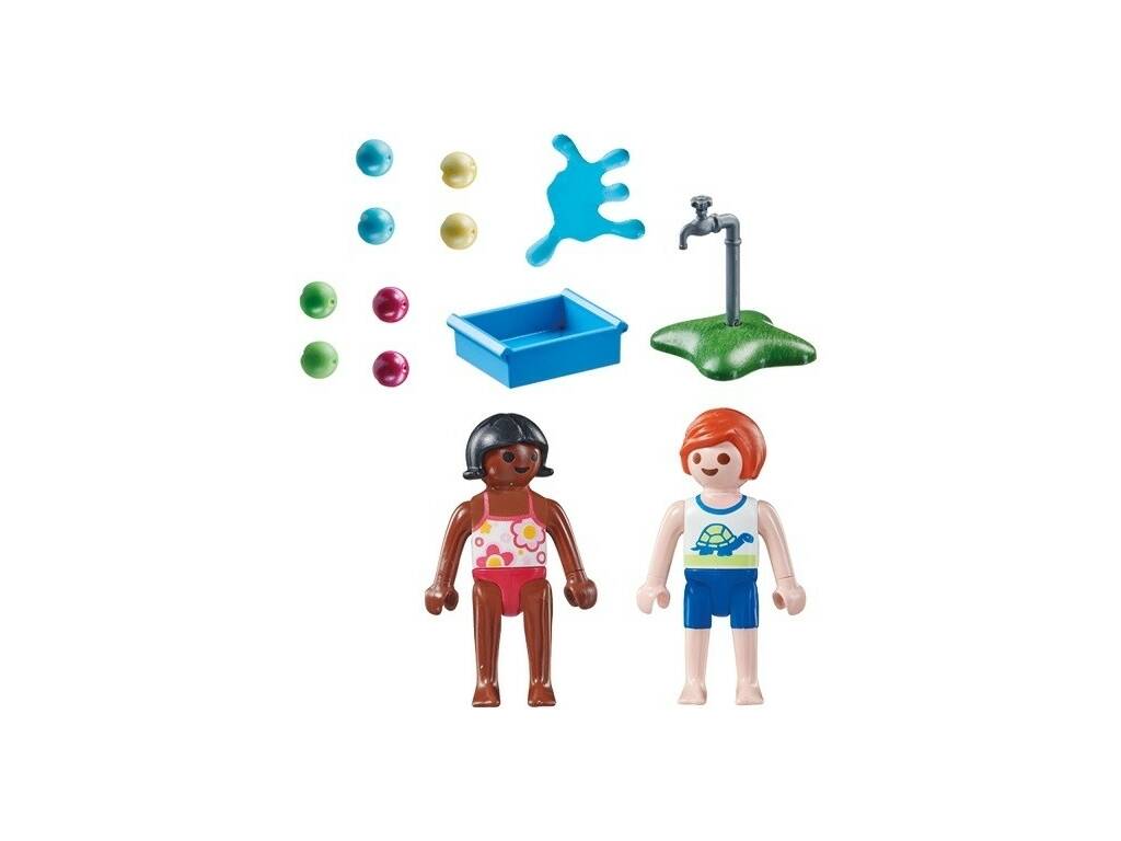 Playmobil Special Plus Bambini con palloncini d'acqua 71166