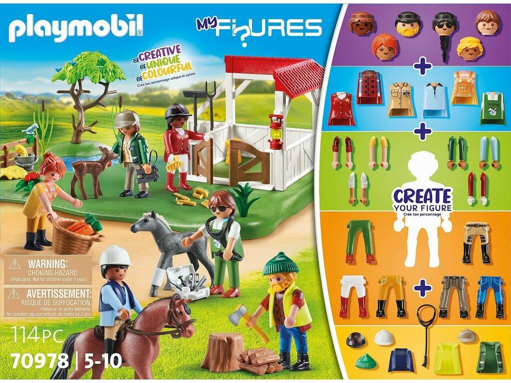 Playmobil My Figures Fazenda de Cavalo 70978