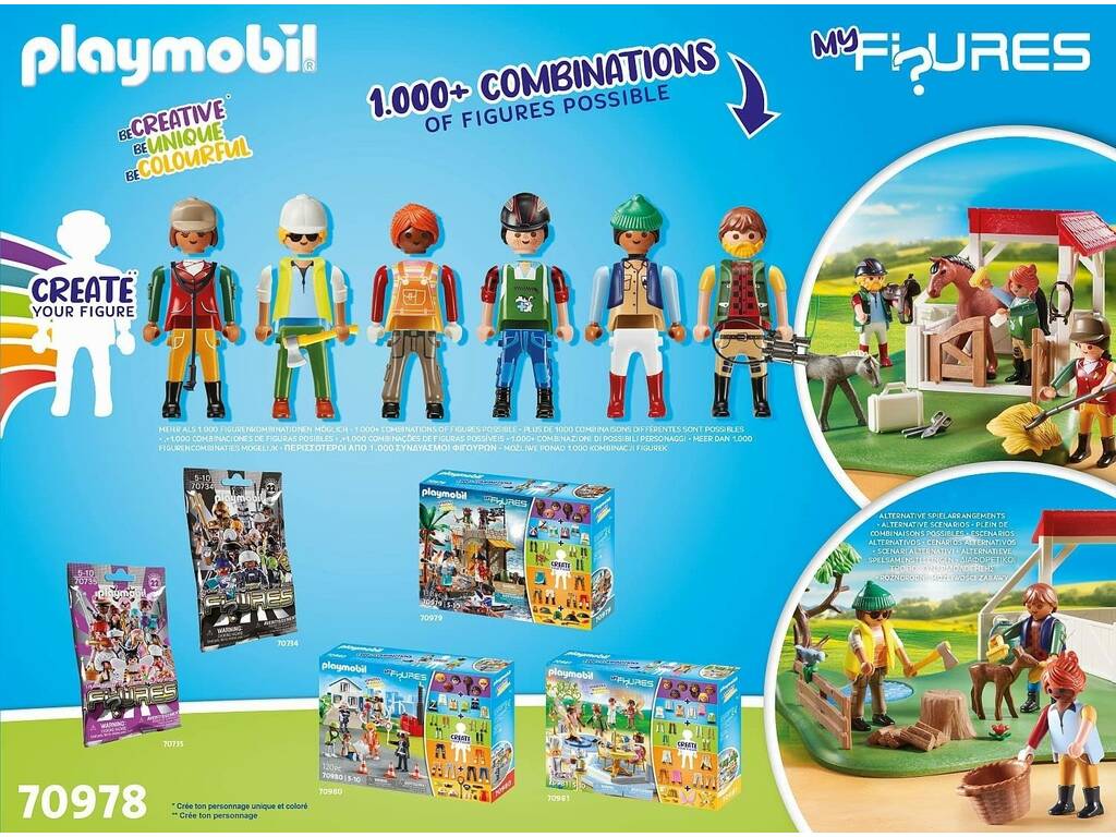 Playmobil My Figures Fazenda de Cavalo 70978