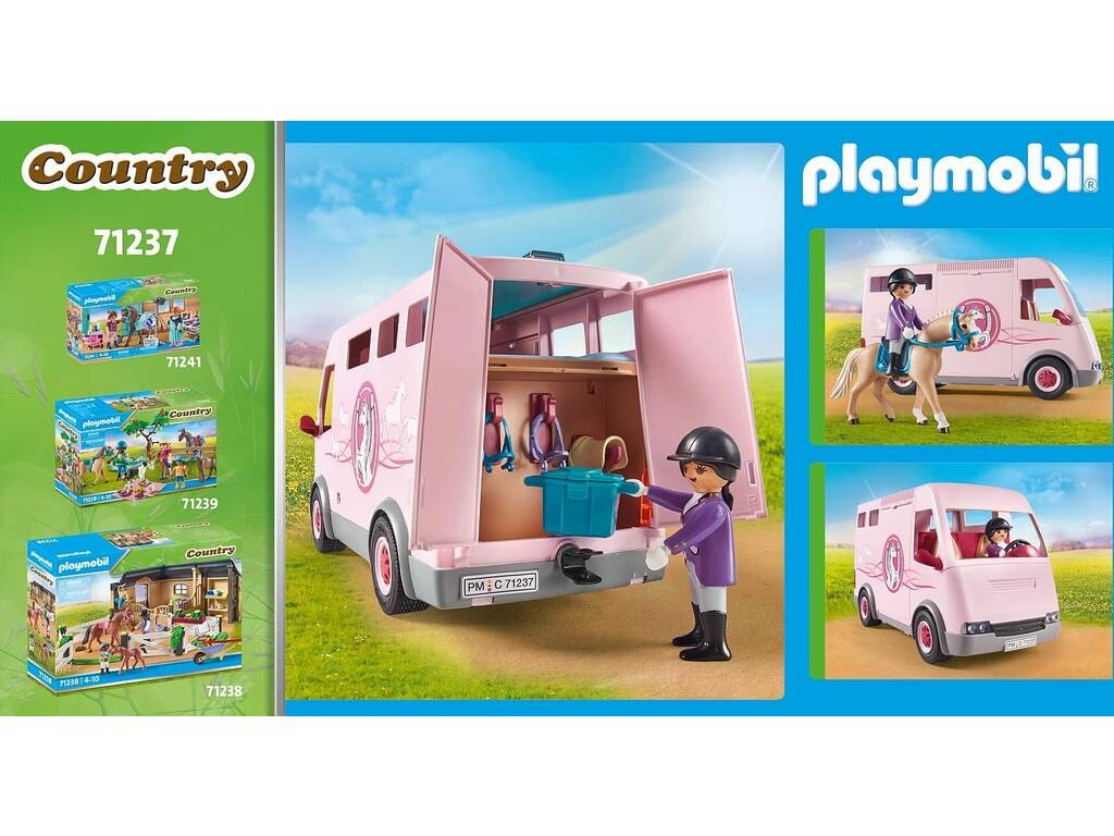 Playmobil Country Transport de Cheval 71237