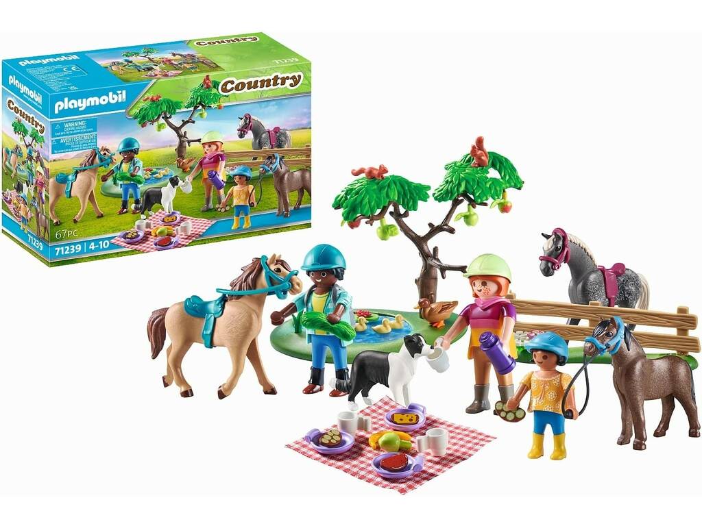 Playmobil Excursion pique-nique à la campagne avec chevaux 71239