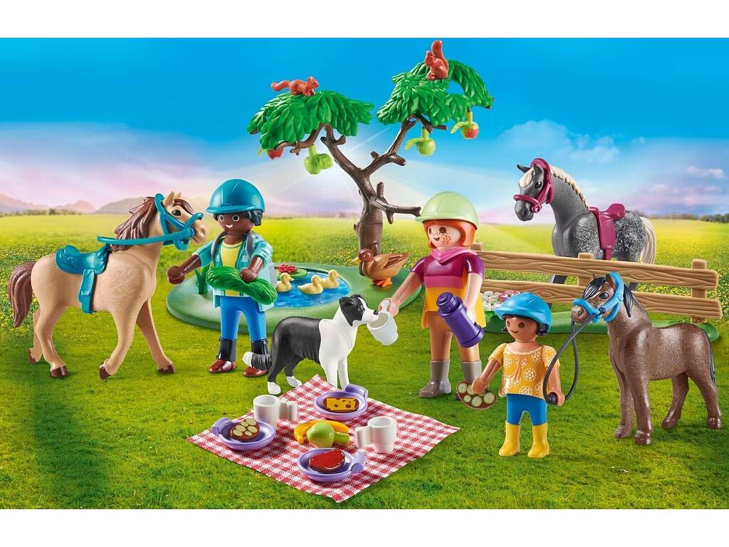 Playmobil Excursion pique-nique à la campagne avec chevaux 71239