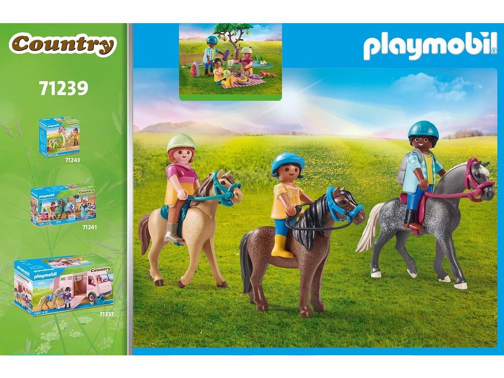 Playmobil Excursion pique-nique à la campagne avec chevaux 71239
