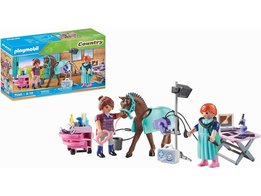 Playmobil Country Veterinario di cavalli 71241