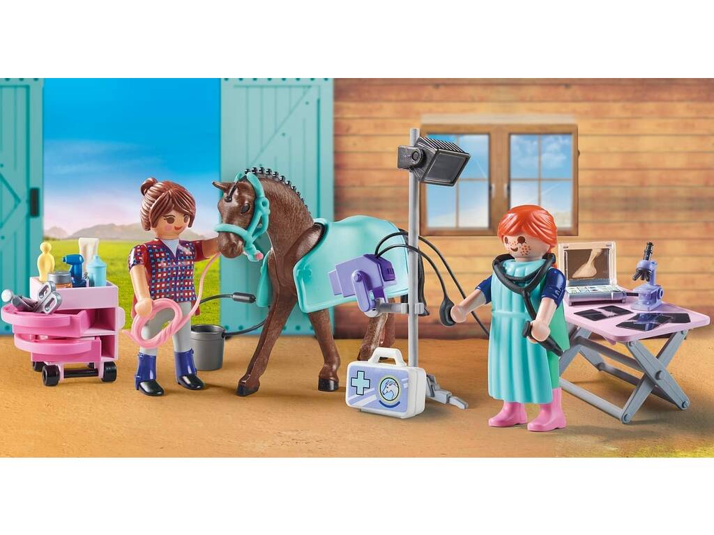 Playmobil Country Veterinario di cavalli 71241