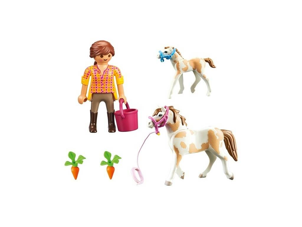 Playmobil Country Cavalo com Potro 71243