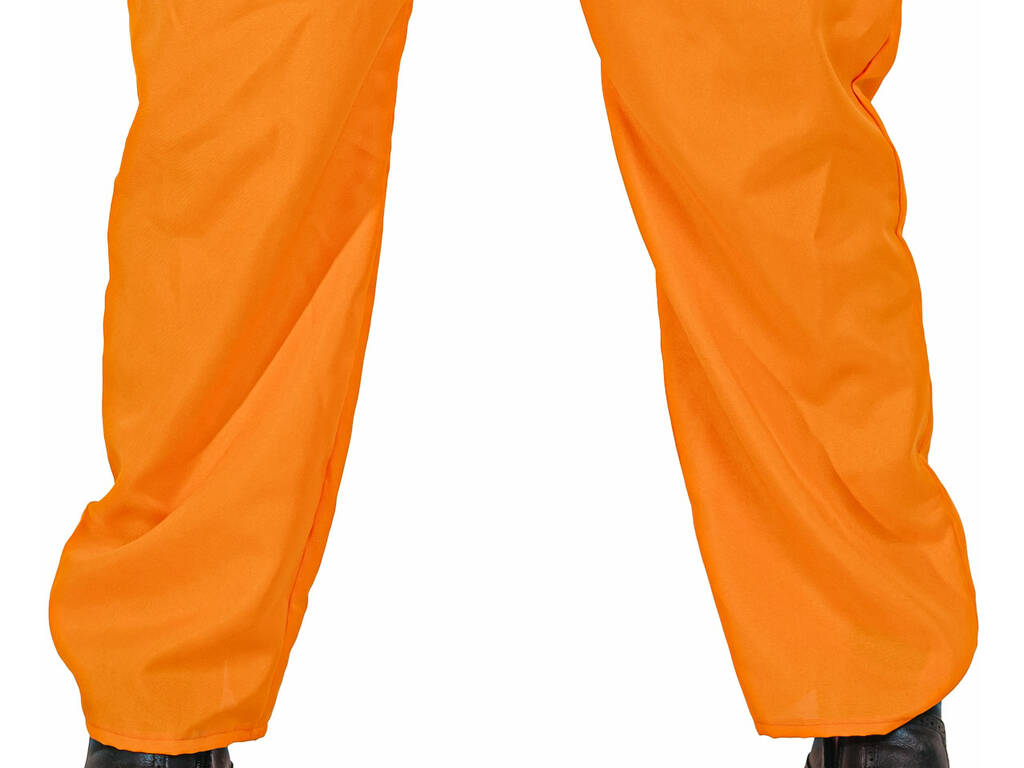 Costume Prigioniero Arancione Uomo Taglia M