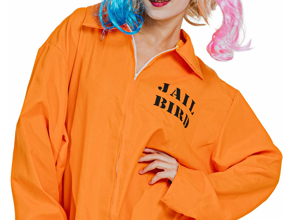 Costumes de Prisonniers Orange Femme Taille S