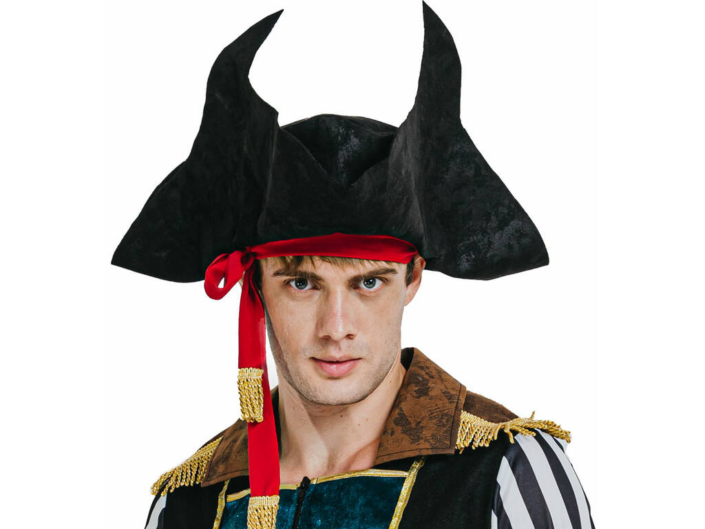 Costume High Seas Capitano Pirata Uomo Taglia L