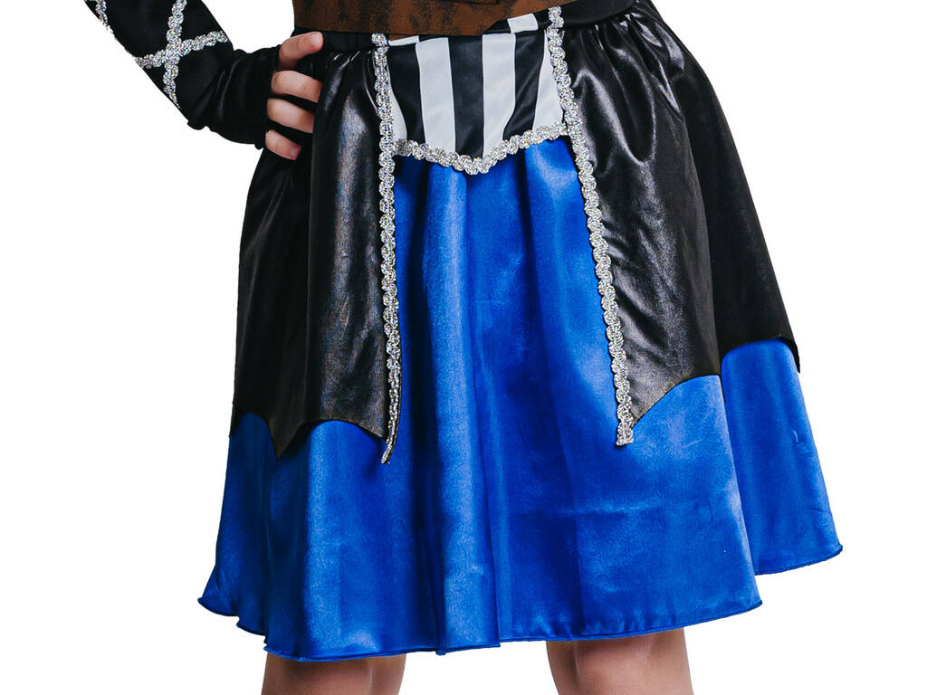 Costume Capitano Pirata Bambina Taglia S