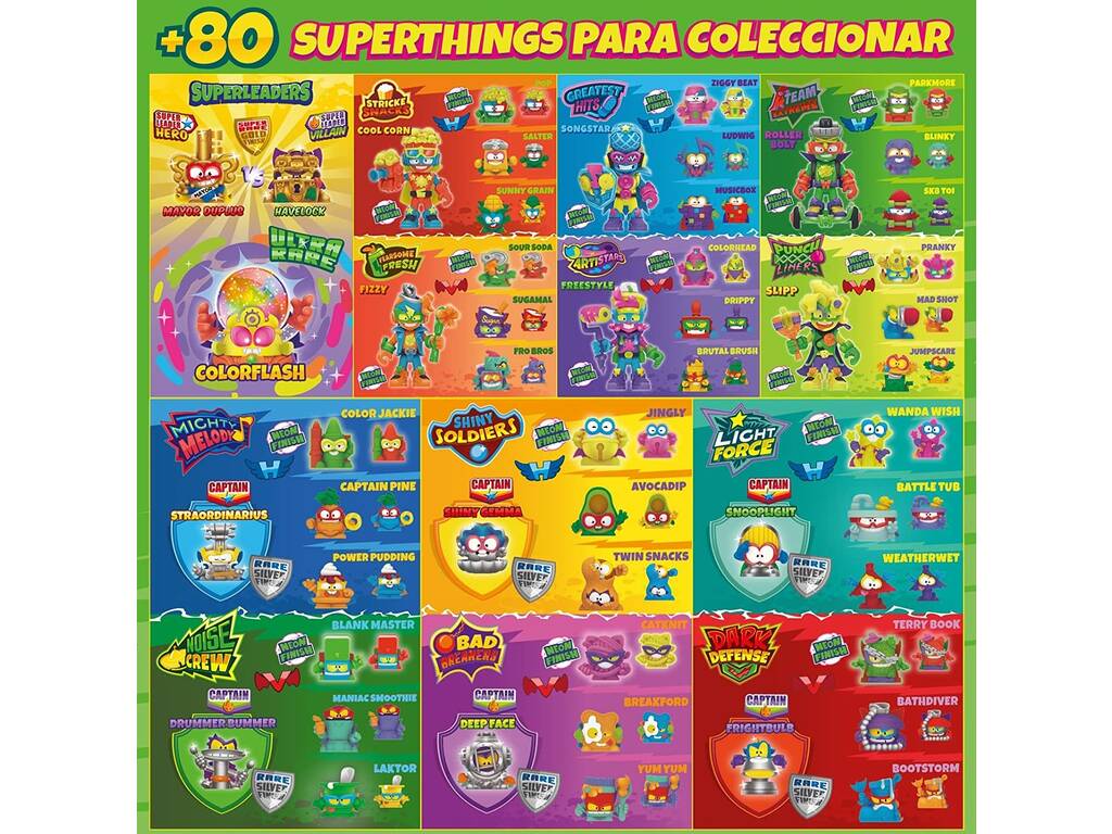 Superthing Neon Power Enveloppe avec Surprise Figure Magic Box PST11D250IN00