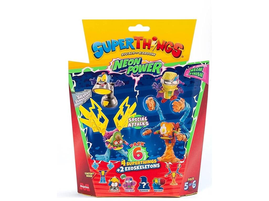 Superthing Neon Power Pack 6 Magic Box PST11B616IN00