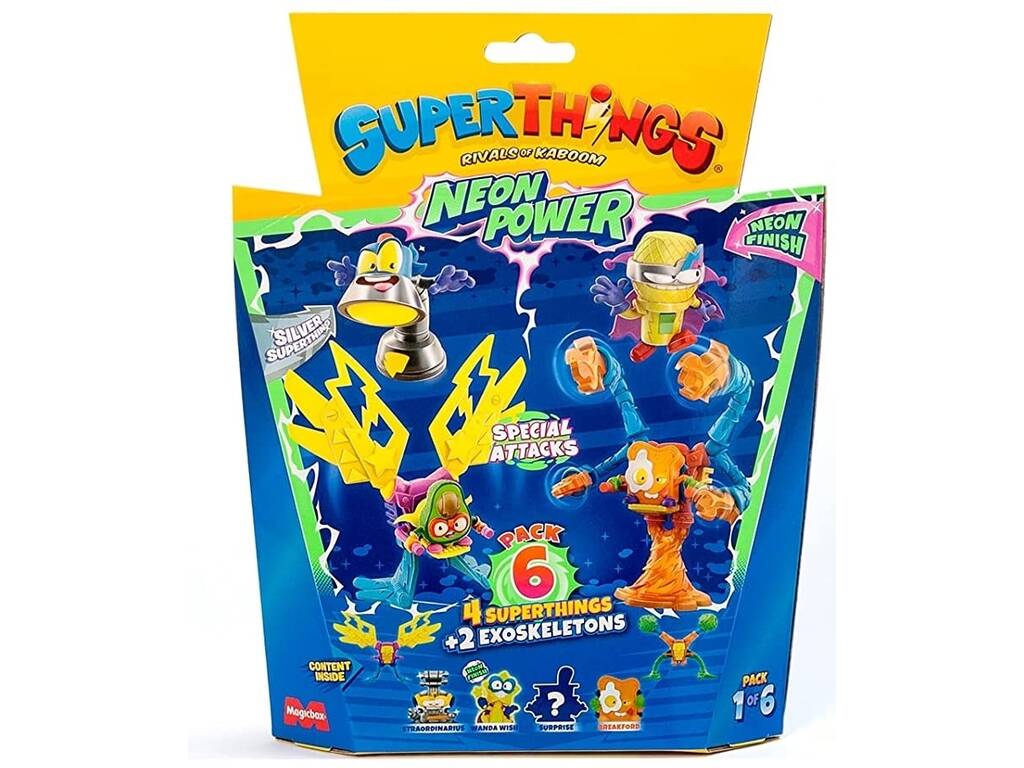 Superthing Neon Power Pack 6 Magic Box PST11B616IN00