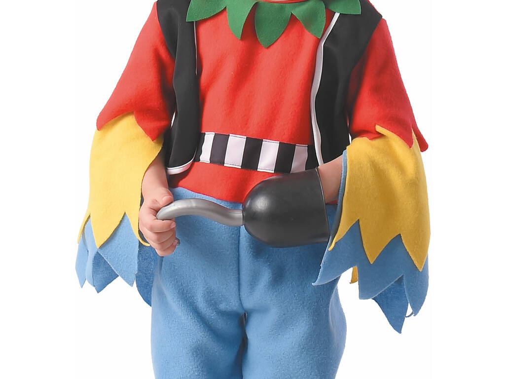 Costume de perroquet pirate Bébé Taille S