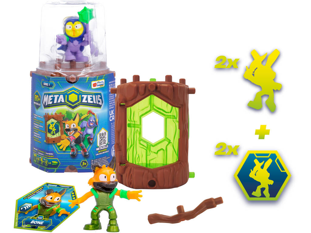 Metazells Main Pack 2 Figure e 1 Tronco IMC Toys 906914
