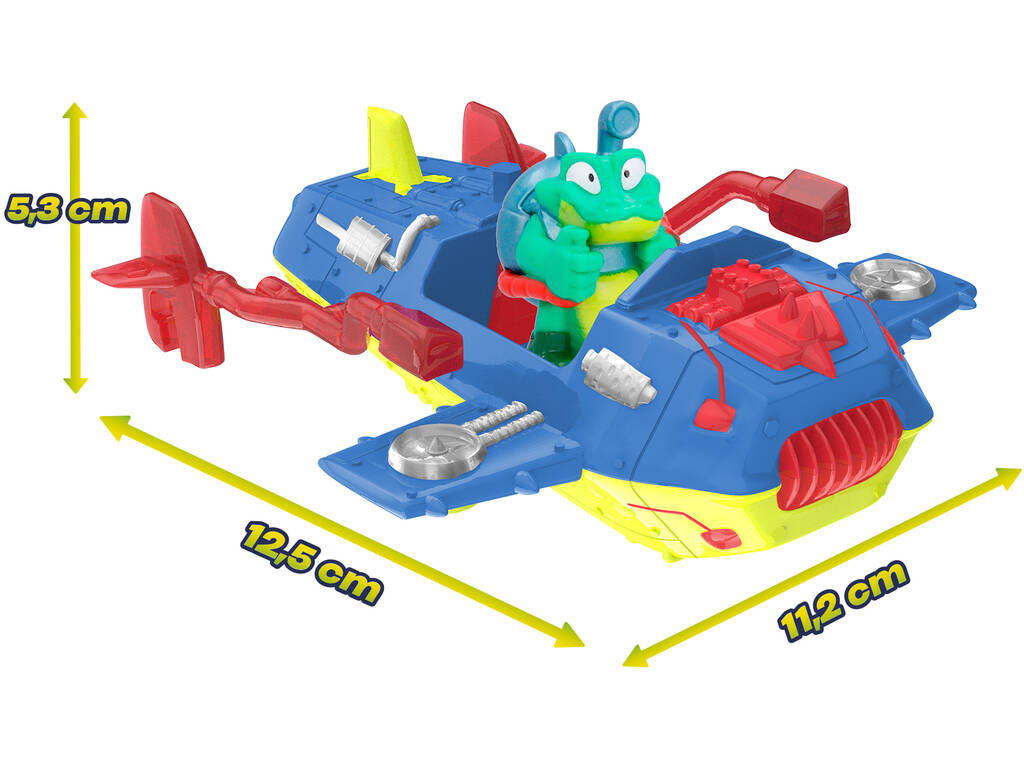 Avion de collection Metazells Véhicule bleu IMC Toys 910218