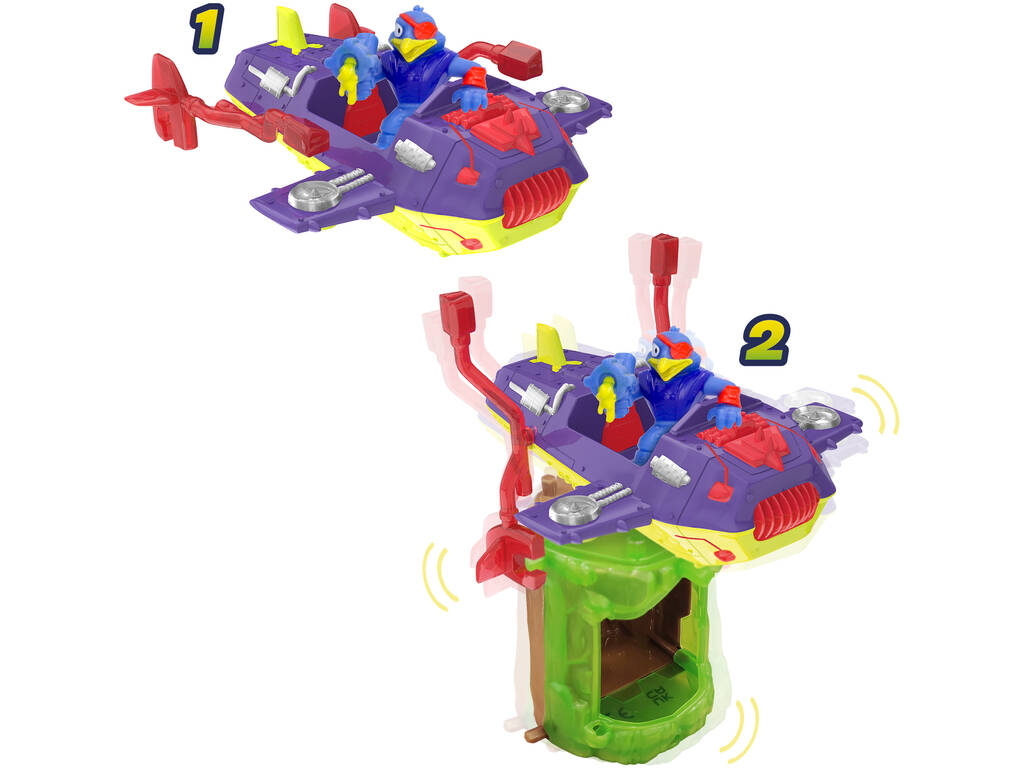 Véhicule avion de collection Metazells violet IMC Toys 910225