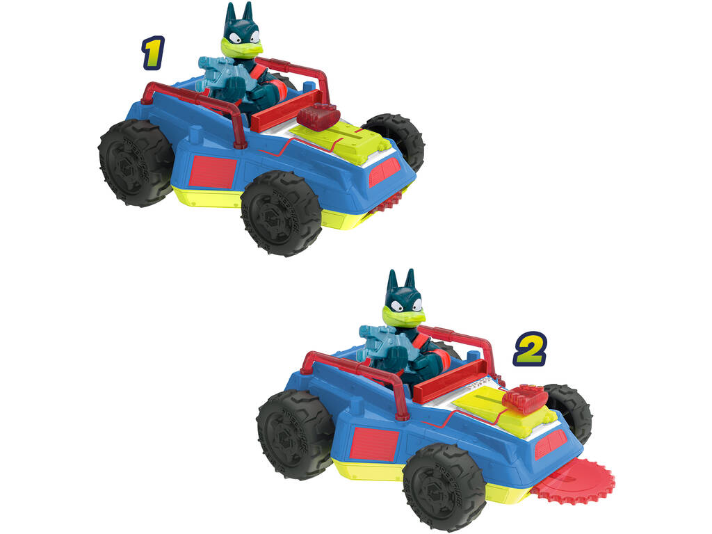 Metazells Veicolo Slicer Trasher Blu IMC Toys 910232