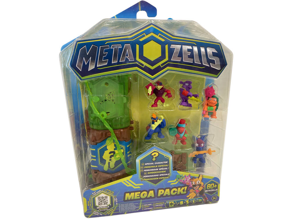 Metazells Mega Pack 7 figure e 2 Tronchi IMC Toys 906945