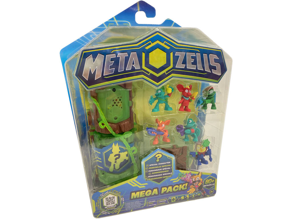 Metazells Mega Pack 7 figure e 2 Tronchi IMC Toys 906945