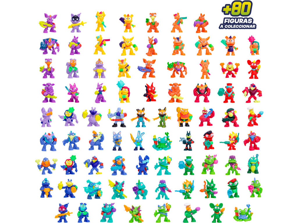 Metazells Mega Pack 7 figure e 2 Tronchi IMC Toys 906945