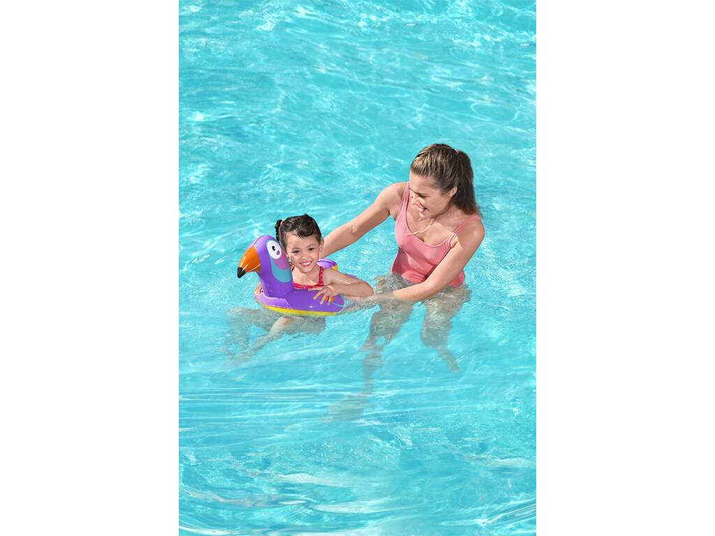 Safari Animals Ruota Nuoto Gonfiabile Bestway 36112