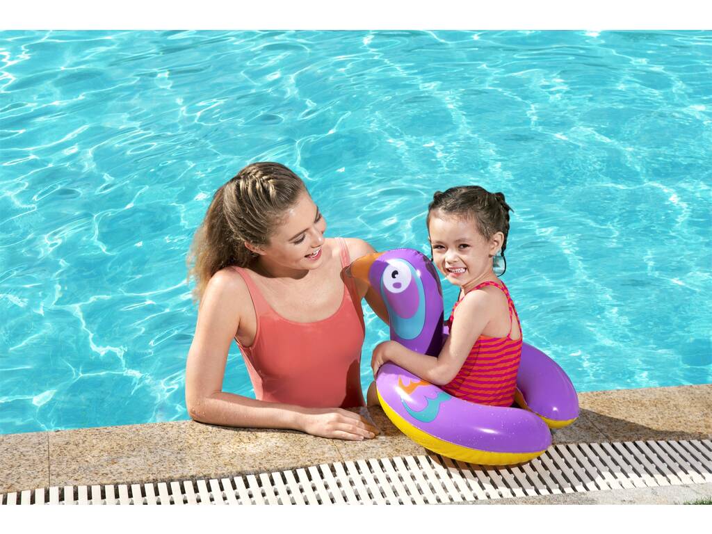 Safari Animals Ruota Nuoto Gonfiabile Bestway 36112
