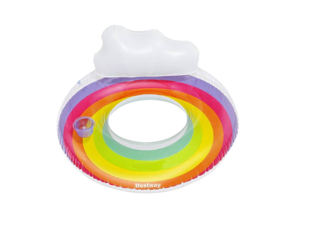 Galleggiante Gonfiabile Rainbow Dreams Swim Tube da 107 cm. Bestway 43647