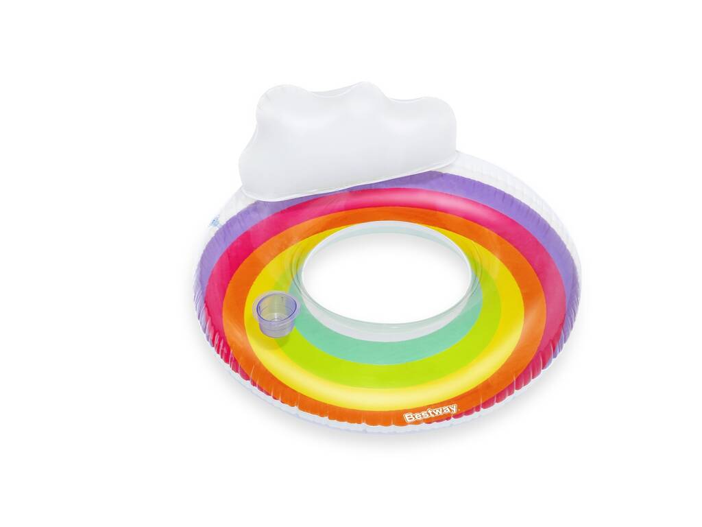 Galleggiante Gonfiabile Rainbow Dreams Swim Tube da 107 cm. Bestway 43647