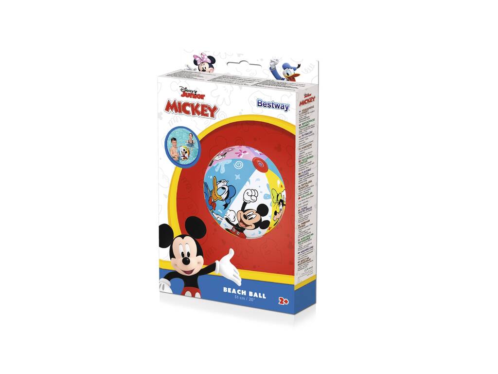 Bola de Praia Mickey and Friends 51 cm. Bestway 91098