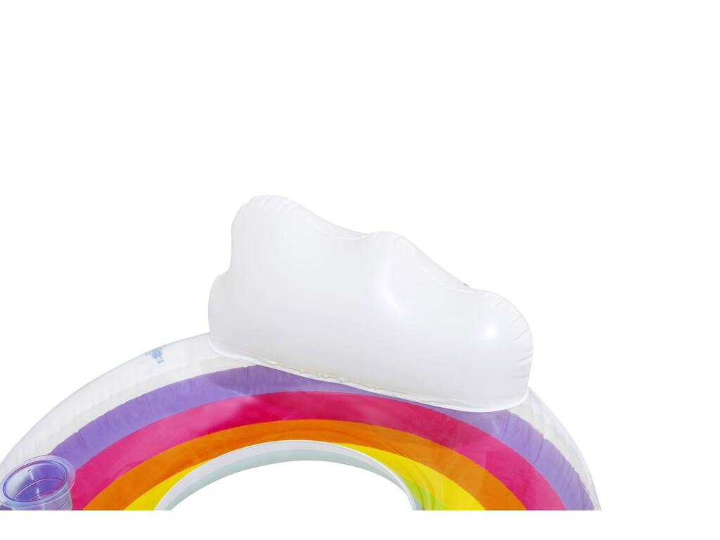Flotteur gonflable Rainbow Dreams Double Swim Tube 186x116 cm. Bestway 43648