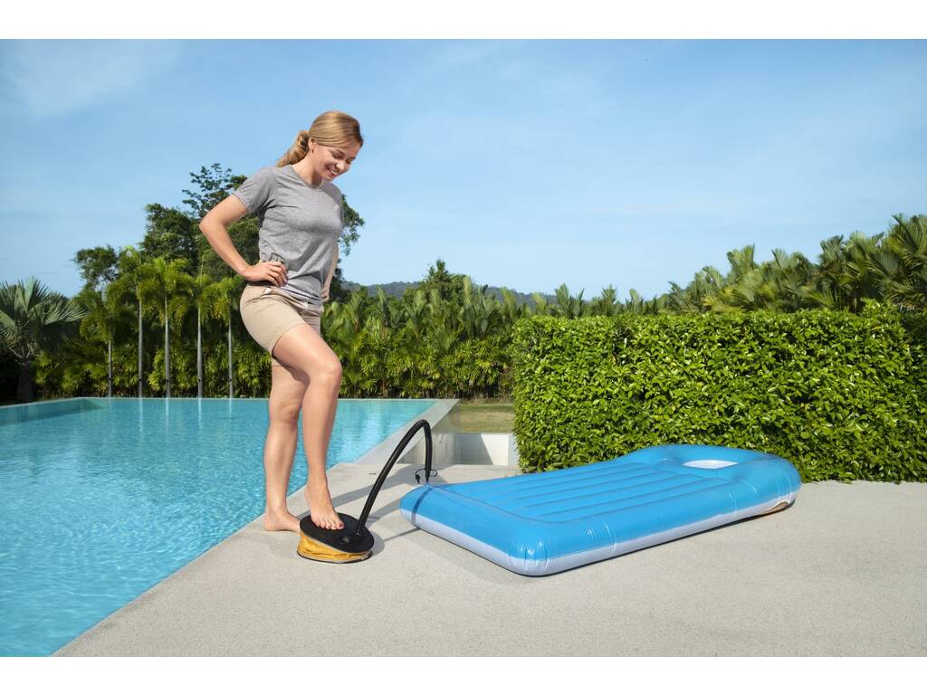 Gonfiatore a pedale Air Step Pro da 28x22 cm. Bestway 62005