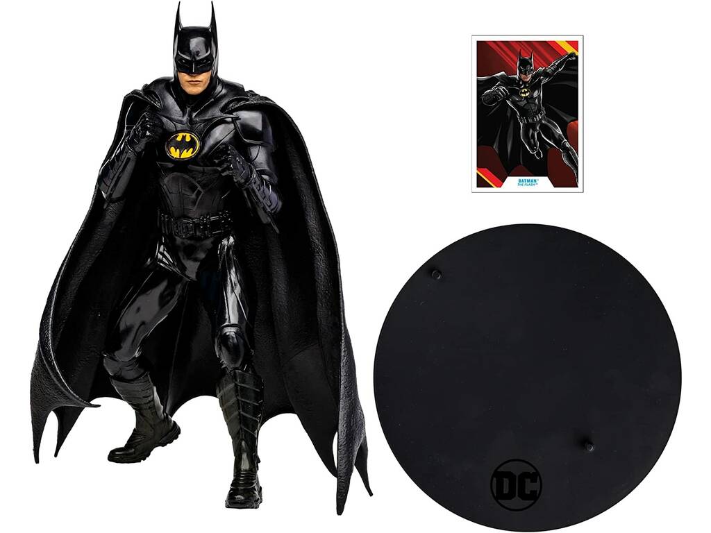 DC Multiverse The Flash Mega Figura Batman Michael Keaton McFarlane Toys TM15532