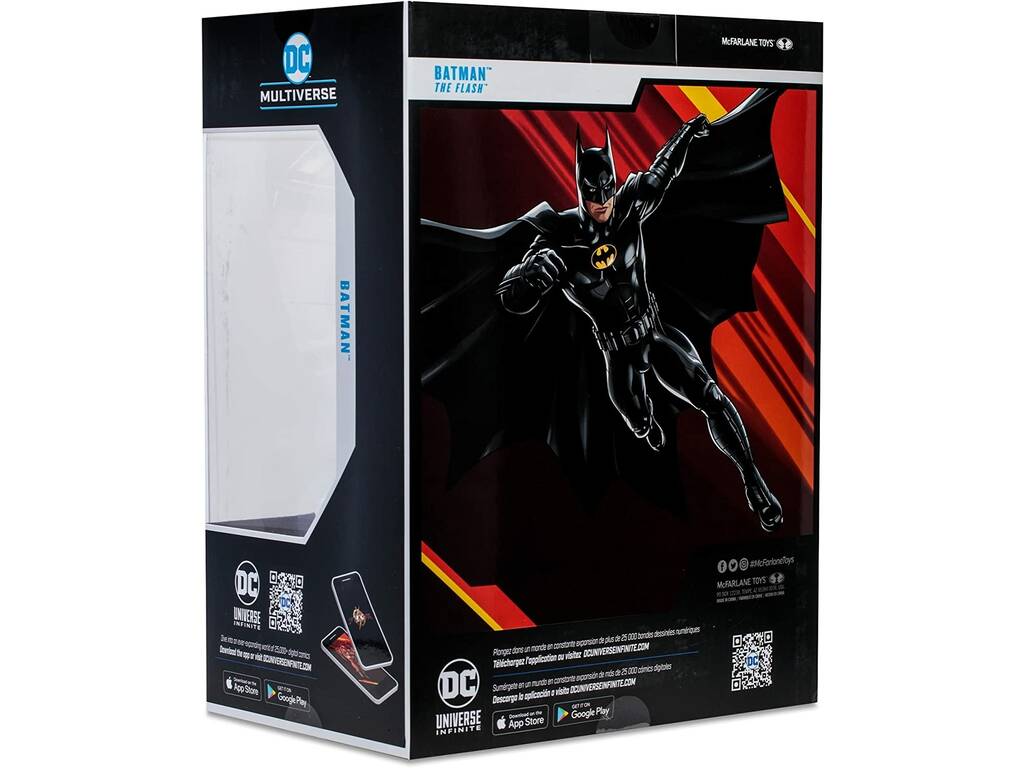 DC Multiverse The Flash Mega Figura Batman Michael Keaton McFarlane Toys TM15532
