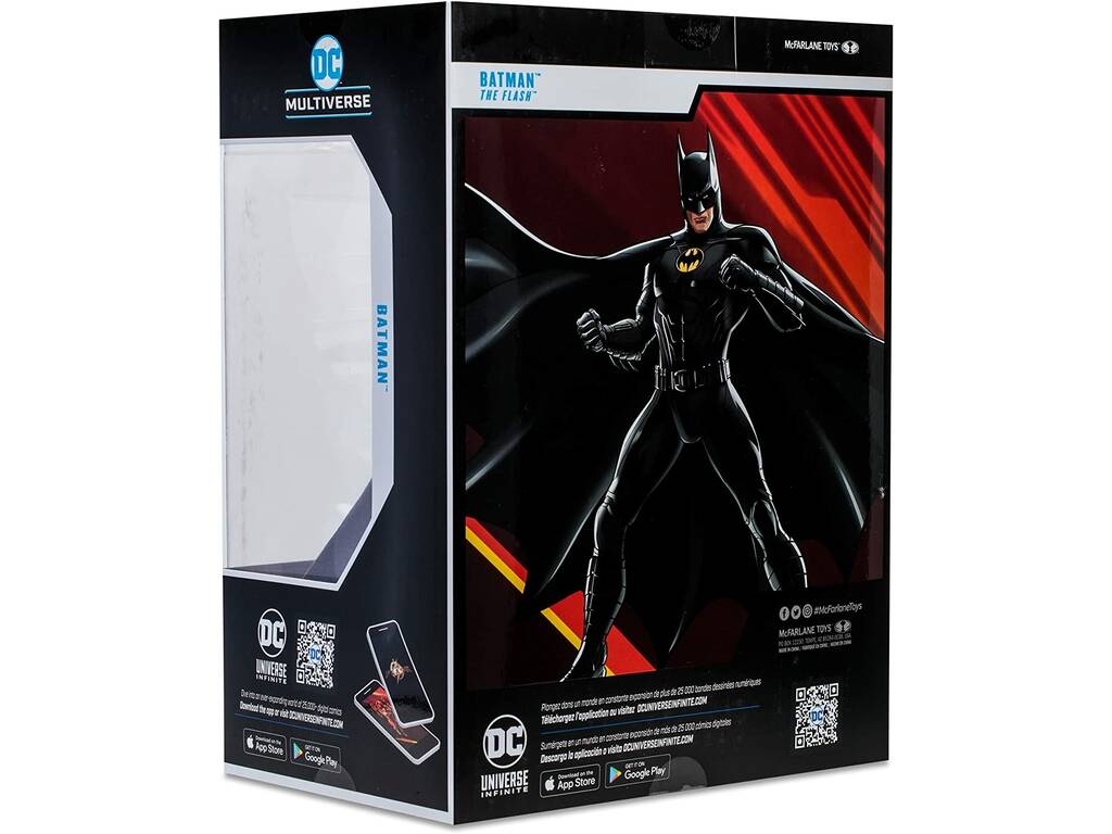 DC Multiverse The Flash Mega Figure Batman Michael Keaton sans Masque McFarlane Toys TM15533