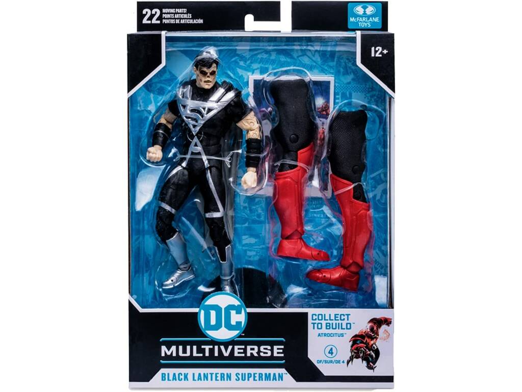 DC Multiverse Figurine Black Lantern Superman McFarlane Toys TM15482 