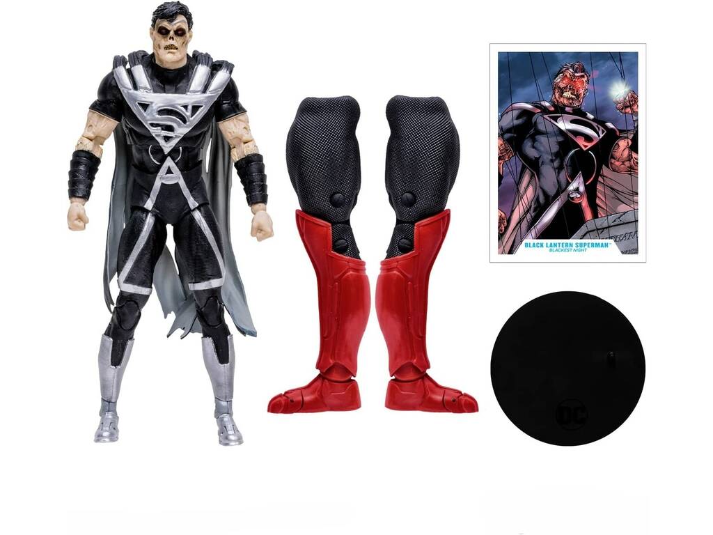 DC Multiverse Figurine Black Lantern Superman McFarlane Toys TM15482 