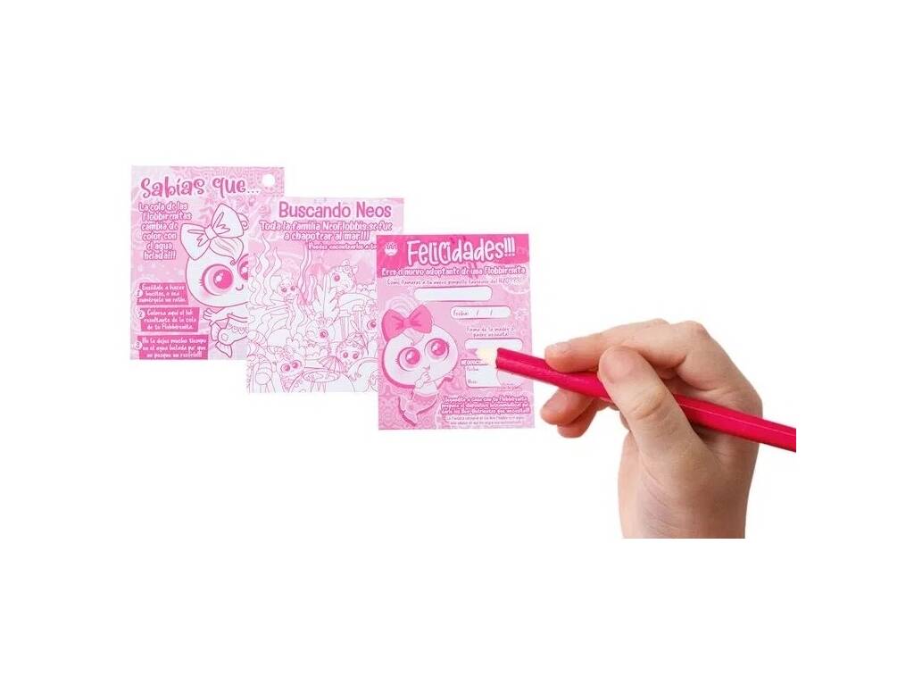 Distroller Neo Bebè Neoflobbi Sirena Flobbella Rosa di Bandai D998620