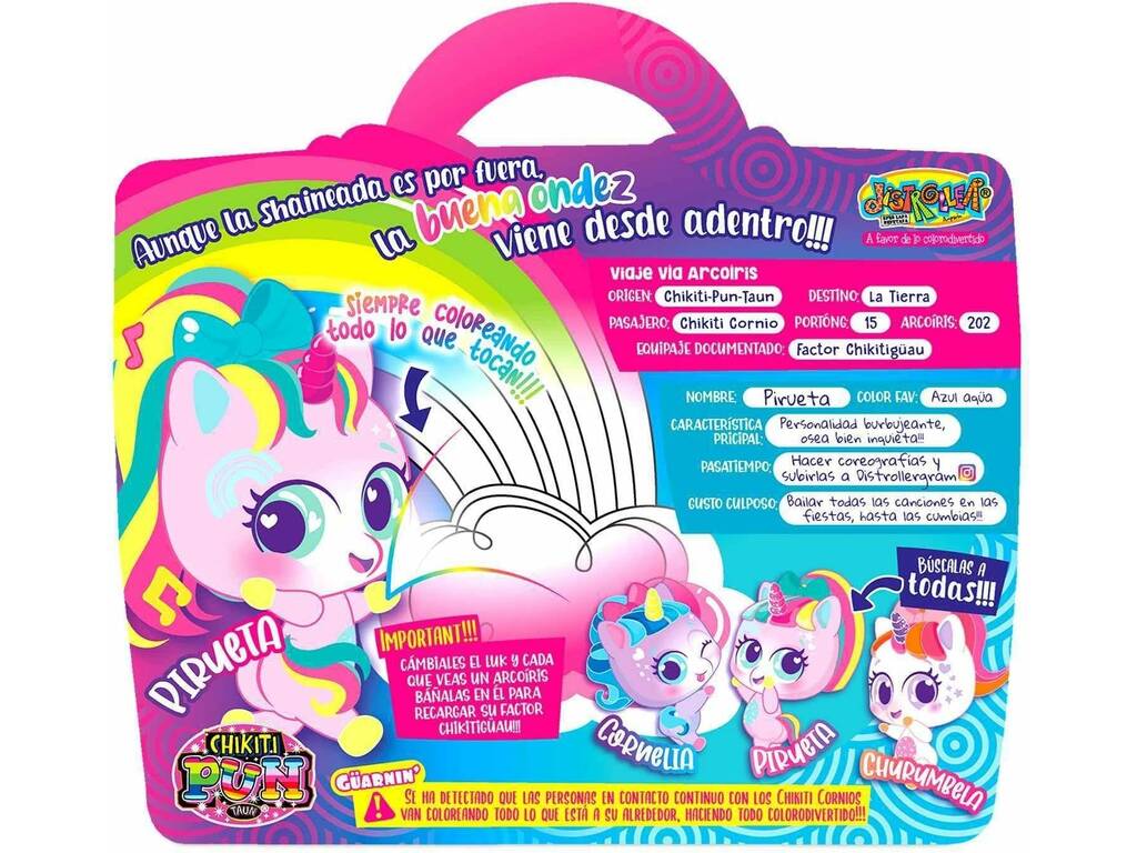Chikiticornio Rosa Pirueta de Bandai D996176