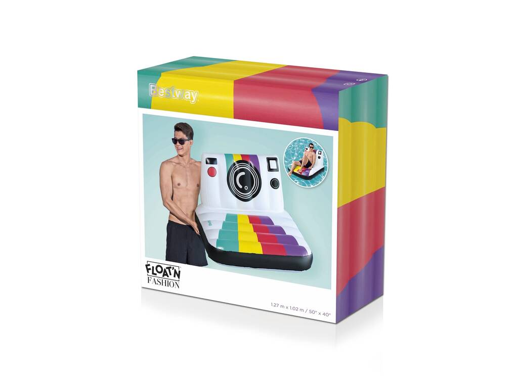 Bouée Gonflable Pose N´Float Lounge de 127 x 102 cm Bestway 43656 