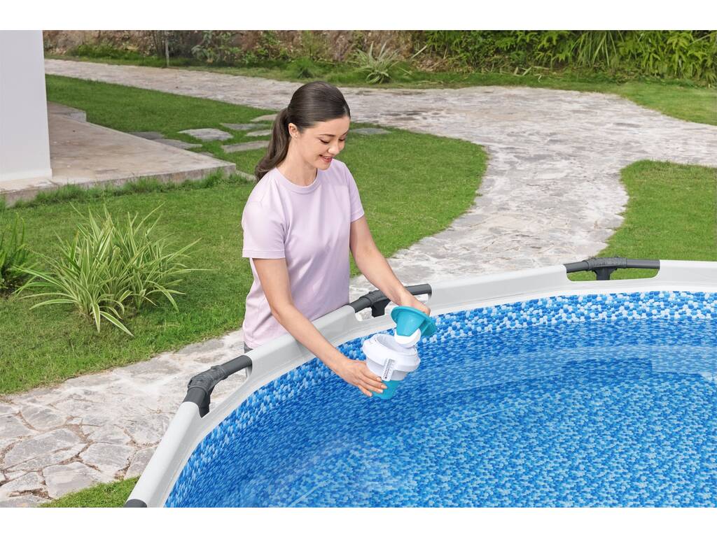 Distributore Chimico Galleggiante con Termometro Bestway 58701