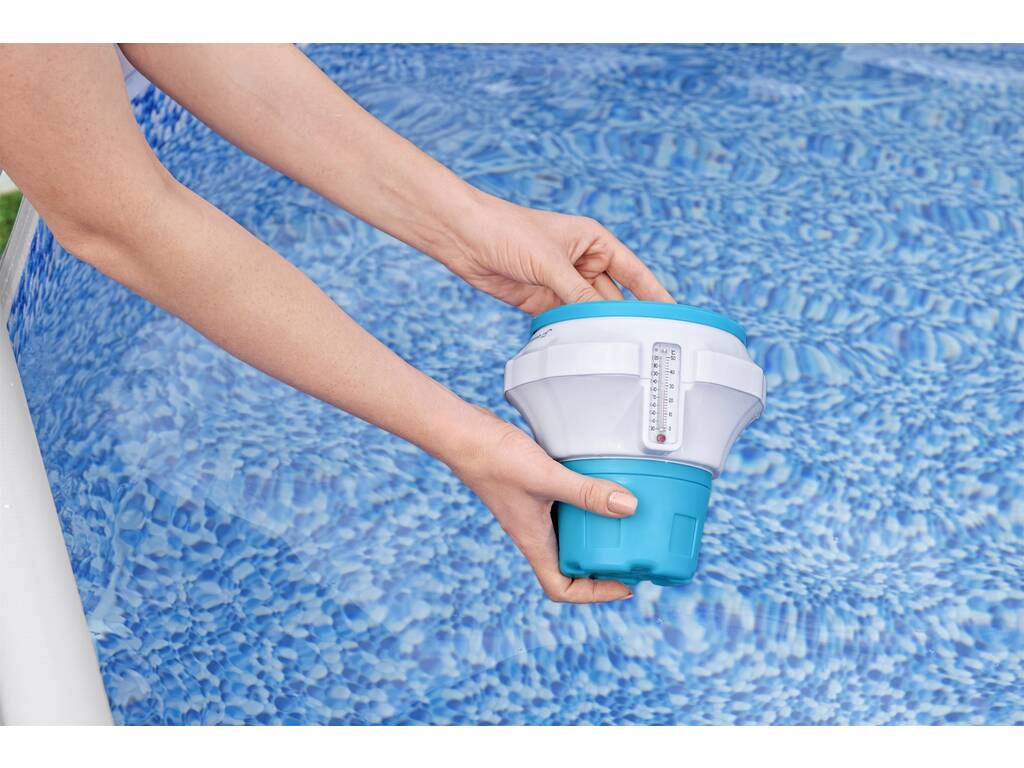 Distributore Chimico Galleggiante con Termometro Bestway 58701